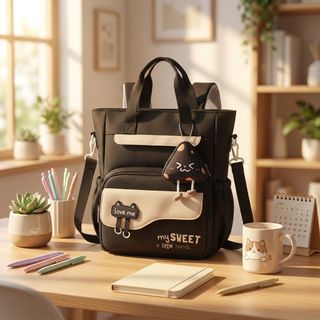 BALO KÈM XÁCH TAY A6009 – 2 TRONG 1 SIÊU TIỆN LỢI 🎒👜