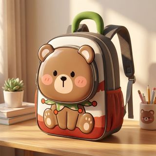 ✨ BALO HOẠT HÌNH GẤU A9287 – NHỎ XINH, ĐÁNG YÊU, PHÙ HỢP CHO BÉ MẦM NON