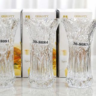 BÌNH CẮM HOA THUỶ TINH NHIỀU KIỂU 20CM (T36)