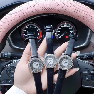 SĂN SALE MÙA HÈ ĐỒNG HỒ NỮ THỜI TRANG CHOPART DÂY DA VIỀN HỘT