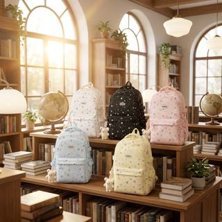 BALO HOA CHẤM BI A1501 – SIÊU XINH, NỮ TÍNH & DỄ PHỐI ĐỒ 🌸✨