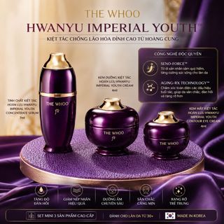 SET MINI KIỆT TÁC HOÀN LƯU Hwanyu Imperial Youth3 SẢN PHẨM trẻ hóa 10 năm tuổi chống lão hóa