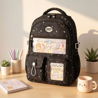 BALO THỜI TRANG CẤP 3 A007 CHẤM BI THÊU REN – SIÊU HOT, CỰC XINH 🌸✨