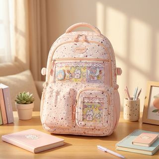 BALO THỜI TRANG CẤP 3 A007 CHẤM BI THÊU REN – SIÊU HOT, CỰC XINH 🌸✨