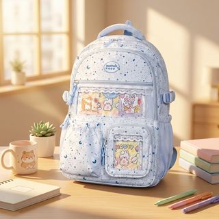 BALO THỜI TRANG CẤP 3 A007 CHẤM BI THÊU REN – SIÊU HOT, CỰC XINH 🌸✨