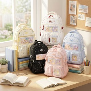 BALO THỜI TRANG CẤP 3 A007 CHẤM BI THÊU REN – SIÊU HOT, CỰC XINH 🌸✨