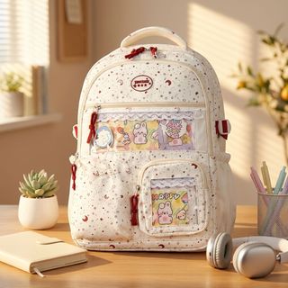BALO THỜI TRANG CẤP 3 A007 CHẤM BI THÊU REN – SIÊU HOT, CỰC XINH 🌸✨