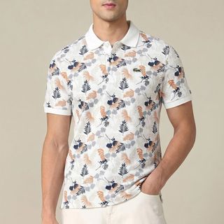 Polo LC Floral. Chất vải 4c dày dặn chuẩn hãng.