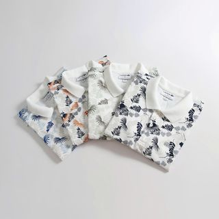 Polo LC Floral. Chất vải 4c dày dặn chuẩn hãng.