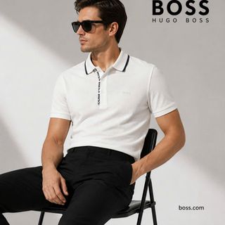 POLO BOSS COTTON NEW MAN. Chất liệu Cotton dệt kim  cao cấp.