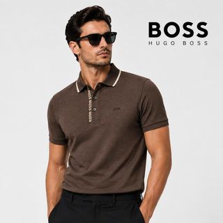 POLO BOSS COTTON NEW MAN. Chất liệu Cotton dệt kim  cao cấp.
