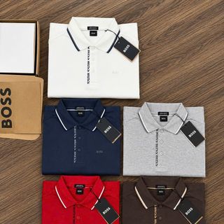 POLO BOSS COTTON NEW MAN. Chất liệu Cotton dệt kim  cao cấp.
