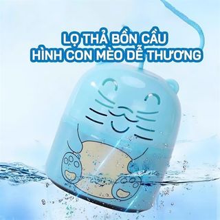 Lọ thả bồn cầu hình mèo