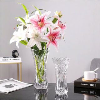 BÌNH CẮM HOA THUỶ TINH NHIỀU KIỂU 30CM (T12)