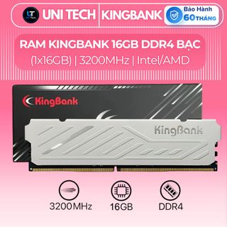 RAM KINGBANK DDR4 16GB BUSS 3200 TẢN BẠC