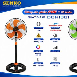 QUẠT ĐỨNG SENKO Model - DCN1801