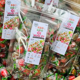 KẸO ỔI MUỐI ỚT DẺO THƠM, CHUA NGỌT CAY NHẸ SIÊU CUỐN 500G