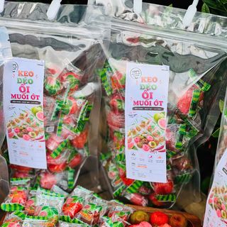 KẸO ỔI MUỐI ỚT DẺO THƠM, CHUA NGỌT CAY NHẸ SIÊU CUỐN 500G