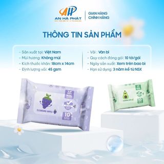 Khăn giấy ướt mini cao cấp HANNAH-SEYO