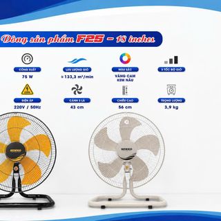QUẠT SÀN SENKO S1850 - CÔNG SUẤT 75W