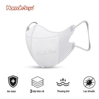 Thùng 200c Khẩu trang KID 5D Hannah Seyo cho bé dưới 25kg 3 lớp kháng khuẩn lọc bụi mịn chống nắng