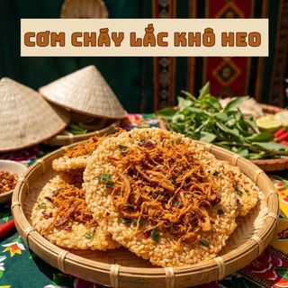 CƠM CHÁY LẮC KHÔ HEO ĐẬM VỊ SIÊU NGON 500G - WINNIE HOUSE
