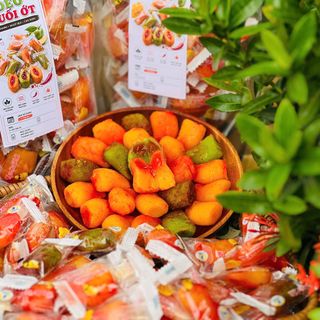 KẸO XOÀI DẺO MUỐI ỚT CHUA NGỌT ĐẬM VỊ, ĂN LÀ MÊ 500G