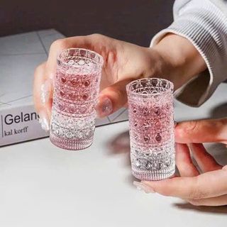BỘ 6 LY UỐNG RƯỢU VÂN NỔI 20ml (T24)