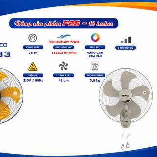 QUẠT TREO 2 DÂY SENKO Model - TC1883