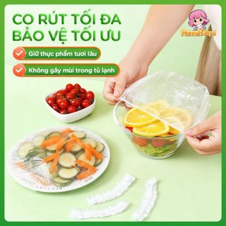 Bịch 300C Màng Bọc Thực Phẩm Xanh Việt Hannah Seyo Chất Liệu PE An Toàn Bảo Quản Thực Phẩm