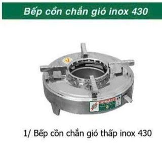 BẾP CỒN CHẮN GIÓ LOẠI THẤP INOX 430 (T20)
