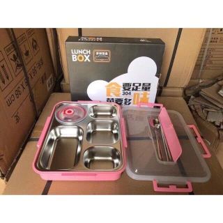 HỘP CƠM, KHAY CƠM 5 NGĂN INOX 304 LUNCH BOX (T40)