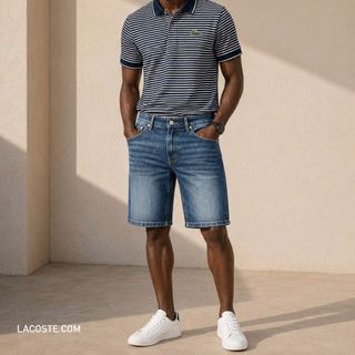 SHORT JEAN NAM. Chất jean dày dặn cao cấp, có thun co giãn nhẹ.