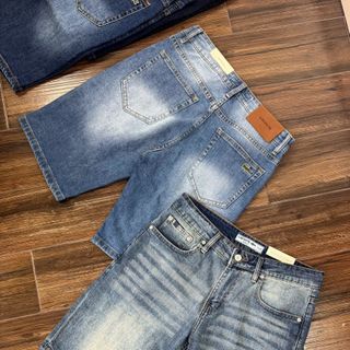 SHORT JEAN NAM. Chất jean dày dặn cao cấp, có thun co giãn nhẹ.