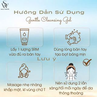 COMBO làm sạch+dưỡng trắng mịn, giảm nám: GLOW FACIAL CREAM 20gr + GENTLE CLEANSING GEL 100ml