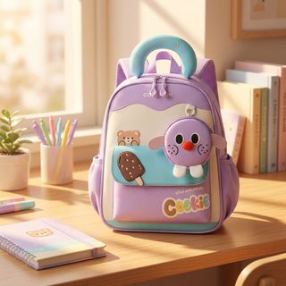 🎒 BALÔ MẦM NON A615 – TẶNG KÈM MÓC VÍ XINH SIÊU YÊU CHO BÉ