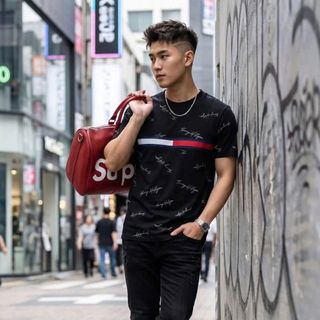 Tshirt mẫu áo tm nam. Chất thun cotton 4c cao cấp xịn   Full tem tag túi zip.
