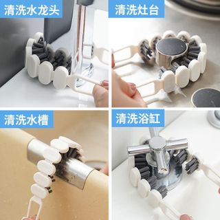 Bàn Chải Cọ Khe Hở Đa Năng Uốn Cong 360° – Dụng Cụ Vệ Sinh Vòi Nước, Bồn Rửa, Ống Nước, Góc Khuất Hiệu Quả GD006