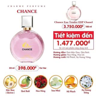 Nước hoa Charme Chance hồng