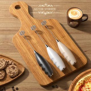 Dụng Cụ Đánh Bọt Sữa Cầm Tay 1 Đầu – Máy Tạo Bọt Cafe, Matcha, Trà Sữa Mini Không Dây, Chất Liệu Inox Cao Cấp, Dễ Sử Dụng GD021
