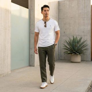 Áo PL nam  Cotton cá sấu .