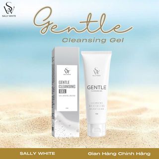 Sữa rửa mặt mầm gạo SALLY WHITE - GENTLE CLEANSING GEL 100ml Loại bỏ bụi bẩn, cân bằng độ ẩm và dưỡng da sáng mịn