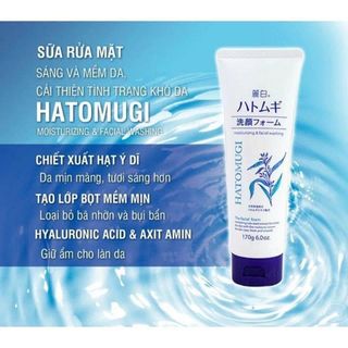 SỮA RỬA MẶT Ý DĨ HATOMUGI NHẬT BẢN