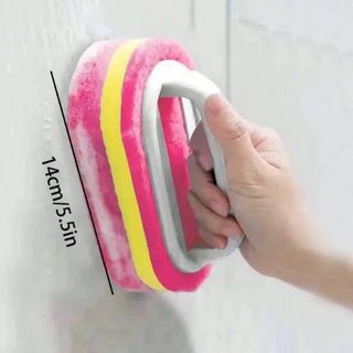 Bàn Chải Cọ Rửa Đa Năng Tay Cầm Công Thái Học – Dụng Cụ Vệ Sinh Nhà Bếp, Nhà Tắm, Bồn Rửa, Gạch Men Hiệu Quả GD008