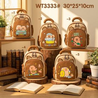 BALO CAPYBARA WT3333 SIÊU CUTE, NHẸ ÊM, DỄ THƯƠNG CHO BÉ TRAI VÀ BÉ GÁI