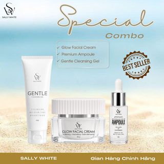 (BEST SELLER) Bộ 3 sản phẩm dưỡng trắng hỗ trợ giảm nám,tàn nhang giúp da giảm nếp nhăn, trắng hồng