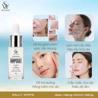 Combo 2 sản phẩm dưỡng trắng, hỗ trợ ngừa thâm sạm gồm: GLOW FACIAL CREAM + PREMIUM AMPOULE