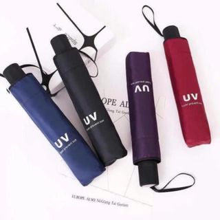 Dù Che Mưa Chống UV 2 Lớp Gấp Gọn, Ô Dù Tự Động Gấp Mở 2 Chiều, Chống Nắng Chất Lượng Cao