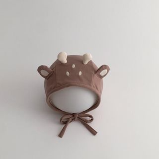 Mũ Hươu Nai Cho Bé – Mũ Giữ Ấm Tai Kèm Dây Buộc, Mũ Cotton Mềm Mại Phong Cách Hàn Quốc Cho Bé Trai Bé Gái AB82