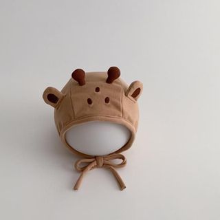 Mũ Hươu Nai Cho Bé – Mũ Giữ Ấm Tai Kèm Dây Buộc, Mũ Cotton Mềm Mại Phong Cách Hàn Quốc Cho Bé Trai Bé Gái AB82